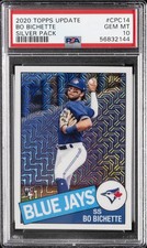 2020 TOPPS UPDATE SILVER PACK 1985 CHROME PROMO BO BICHETTE ROOKIE RC PSA 10