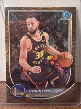 2026 Bowman Chrome Steph Curry Reptile Skin Refractor BCV-115