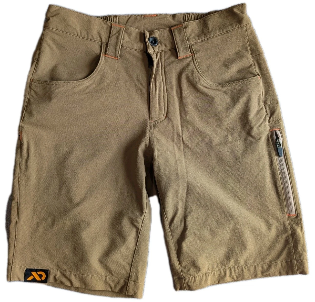 First Lite Corrugate Guide Shorts Men's Small Brown Stretch Nylon Hiking