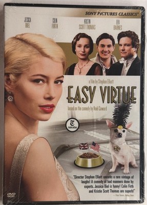 Easy Virtue (2008) (Jessica Biel) (Romantic Comedy) DVD (New Sealed)
