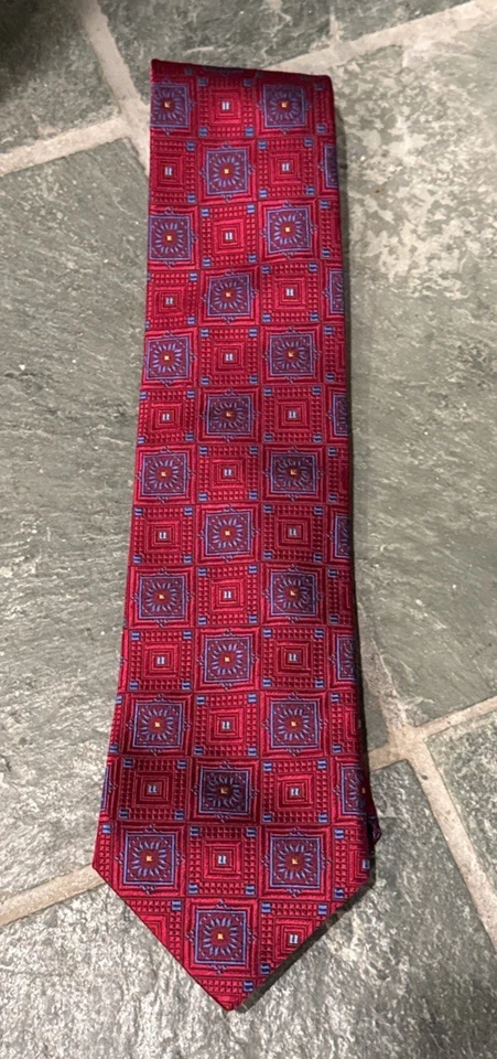 PLATINUM [ XMI ] men's tie 100% Silk Made in USA - Image 3 of 4