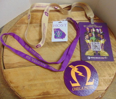 Omega Psi Phi Lanyards - Grand Conclave (Charlotte) & State Meeting (Augusta GA)
