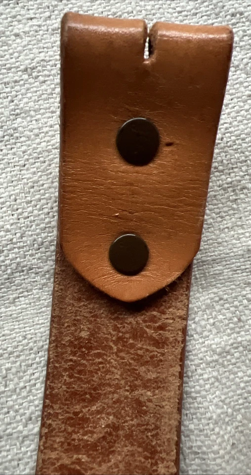 Cinturón vaquero Justin Western Tooled 26 marrón floral sin hebilla Foto 4 de 4