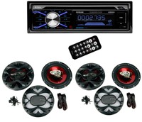Boss 508uab Dash Cd Car Player Usb/sd Mp3 Receiver Bluetooth + 4 6.5 Speakers on sale Boss 508uab Dash Cd Car Player Usb/sd Mp3 Receiver Bluetooth + 4 6.5 Speakers on sale