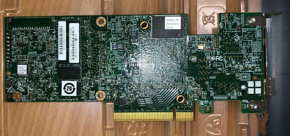 Intel RS3MC044 8-Ports SAS/SATA Raid PCIe Controller - Image 2 of 2