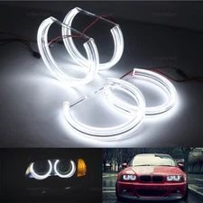 White LED Crystal Angel Eyes Halo Rings for BMW 3 5 7 series E36 E38 E39 E46 M3