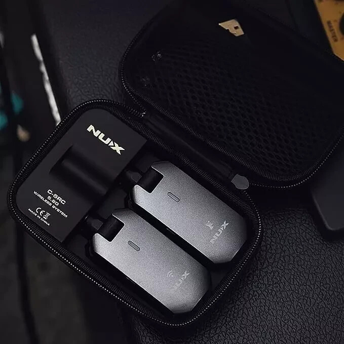 NUX C5RC 5.8GHz Wireless Guitar System w/ Charging Case + 2 Free