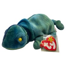 TY Beanie Baby Rainbow The Chameleon 1997 Retired With Tags