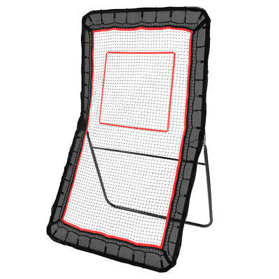Uimoso 4x7ft Lacrosse Baseball Rebounder Softball Bounce Pinchback Net