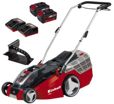 Einhell AkkuRasenmäher GECM 43 M Li 2 x Akku 4,0 Ah Mulcher eBay