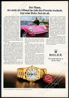1974 Rolex Turnograph watch Porsche 911 magenta car photo German