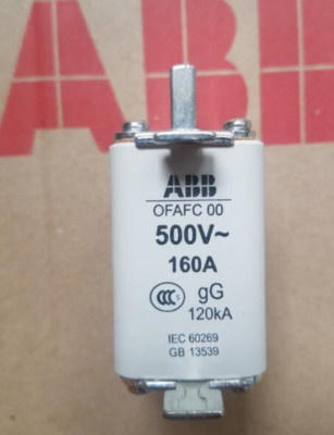 1PC Original ABB Low voltage fuse OFAFC00GG160 160A 500V 120KA *A0