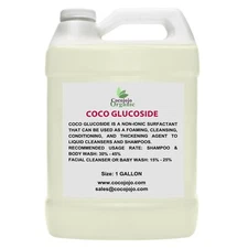Coco glucoside plant derived natural surfactant foaming biodegradable cleanser