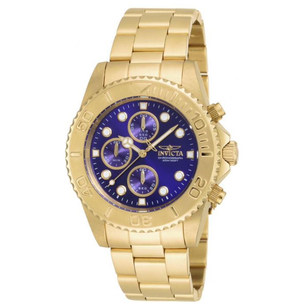 Invicta Men's 19157 Pro Diver Gold-Tone Bracelet Watch | eBay