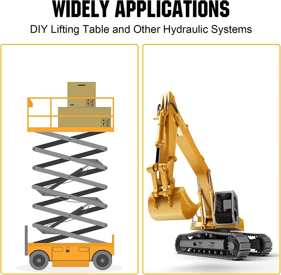 Remolque de volteo con bomba hidráulica de doble efecto de 8 cuartos de galón paquete de unidades de 12 V CC unidad de potencia Foto 4 de 4