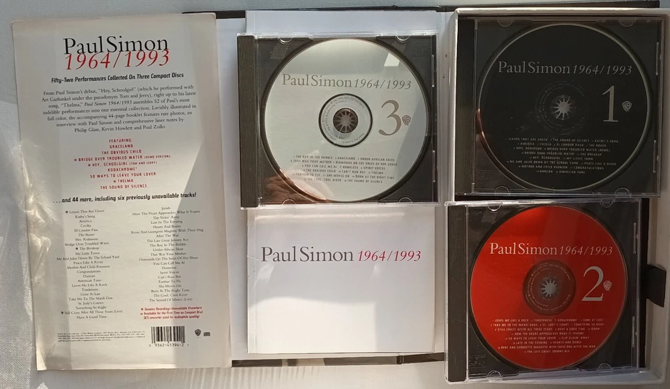 Paul Simon 1964 1993 Box 3 CD + Broschüre - Bild 3 von 3