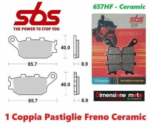 Pastiglie del freno neri Per RS per moto