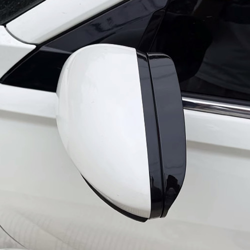 For Nissan Altima 2019-2025 Bright Black Rearview Mirror Rain Eyebrow Trim - Picture 5 of 17