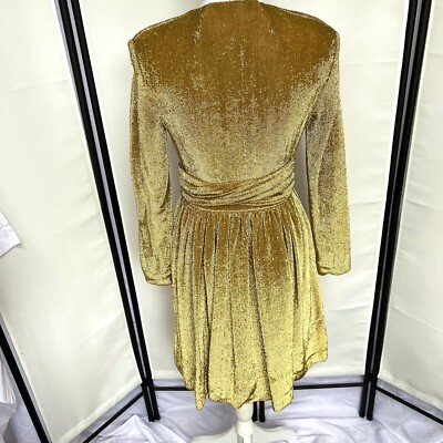 gold 60s dress Vintage 60s Pauline Trigére Metallic Gold Lamé Cocktail Dress & Coat Set, B34