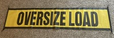 Oversize Load Sign, EZ Hook Oversize Load Sign 18" X 84" Safety Flag