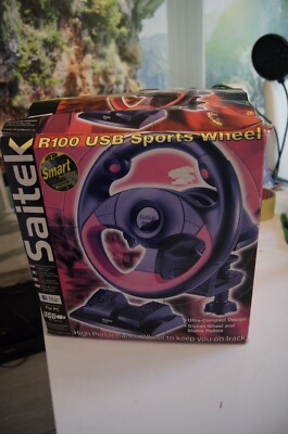 Saitek R100 Lenkrad Windows mit 1xSPIEL