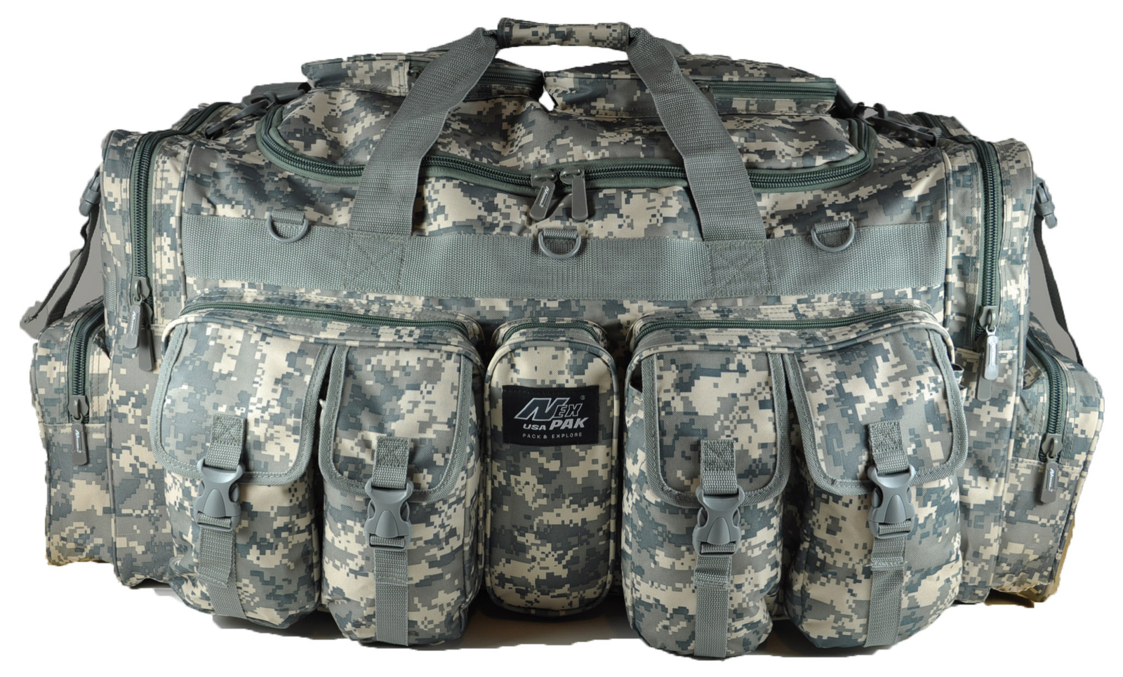 Nexpak USA 35" Duffel Bag Camping Hunting Outdoor Travel TF135 ACU CAMO