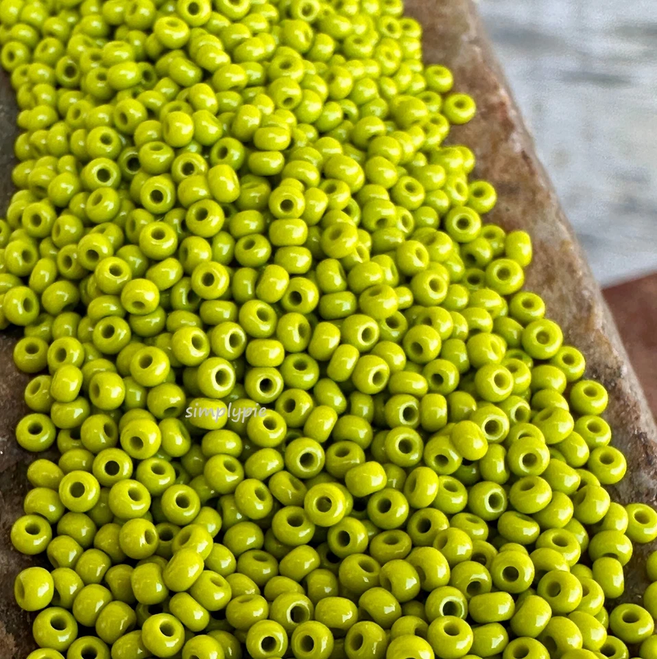 Бусины из чешского стекла авокадо 11/0 Preciosa 10 г - Изображение 4 из 4