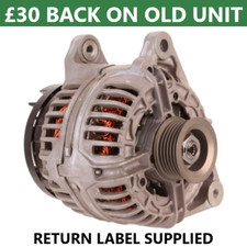 PORSCHE 996 911 / 986 BOXSTER  ALTERNATOR 99660301200 -01 -03 -05 96660301201