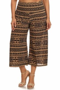 plus size gaucho pants