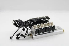 AirTac 6x 4V110-06 Solenoid Valves With 8 Valve Manifold