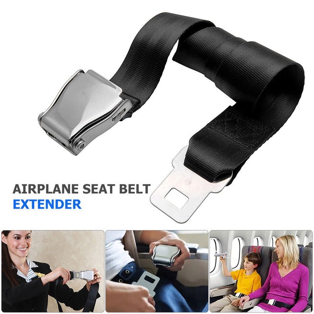 Seat Belt Extension Extender In Flight Plane Aircraft Airplane Airline Buckle