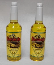 (2 Pack) Gourmet BANANA SYRUP 32oz. Coffee Drink & Italian Soda Flavor