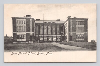 Undivided Back Postcard State Normal School Salem Mass MA  c-1905