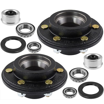 2 - Fits Dexter ALKO 6 Lug Hub with Bearings 5200#, 6000# Axel 6x5.5 Idler Axle