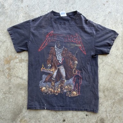 Vintage Distressed 1992 Metallica  I Dub The Unforgiven  Concert Shirt
