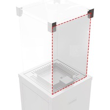 Kratki Glas für Gasheizung PATIO - Seite