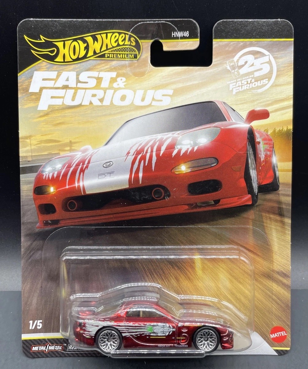 Hot Wheels Premium Fast And Furious Mazda RX-7 & Mitsubishi