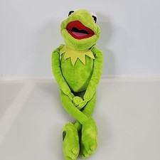 Kermit the Frog Green Plush Fleece Soft 24" Inches Disney Store Exclusive
