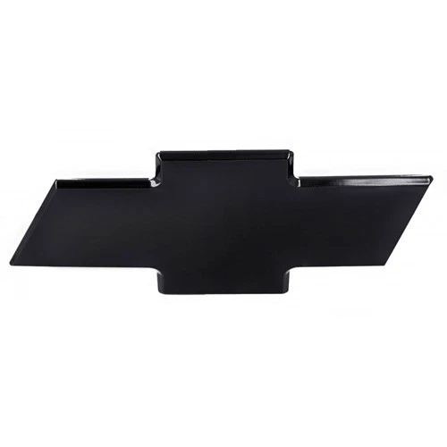 Front Billet Bowtie Grille Emblem Smooth 03-07 Chevy Silverado 1500 CBS - Black