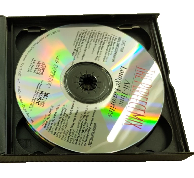 READER'S DIGEST MUSIC THE PERFECT MIX ALL TIME LOUNGE FAVORITE SET CRACK CASE - Image 4 of 4