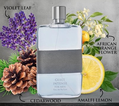 GUILT INTENSE MEN   THE ULTIMATE FRAGRANCE OF CONFIDENCE AND SEDUCTION 3.4oz