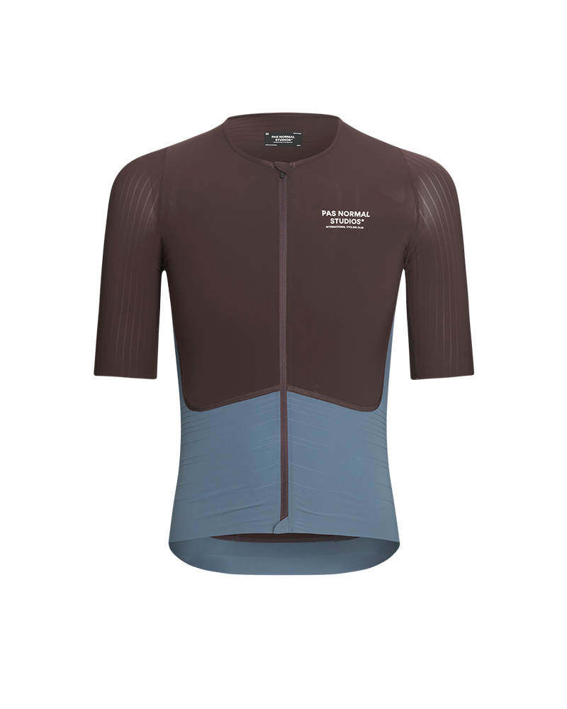 PAS Normal Studios MECHANISM PRO JERSEY SS24 Dark Red Matt Blue
