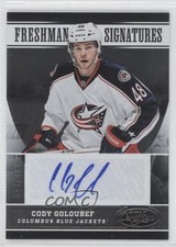 2012-13 Certified Freshman Signatures 43/999 Cody Goloubef #164 Auto 0a1