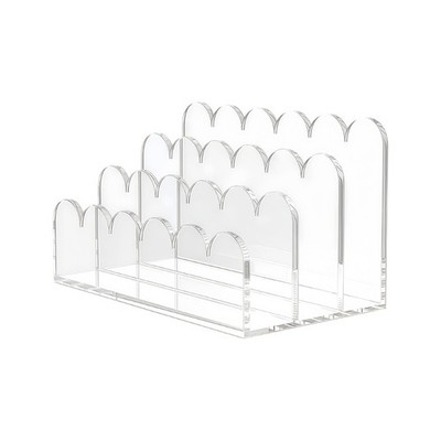 Delicate Office Mail Sorter 3 Compartments Document Storage Space Efficient