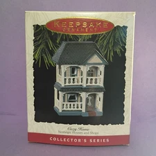 Vintage Hallmark 1993 "Cozy Home" Ornament - 10th in Series in Box