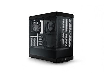 Hyte Y40 Schwarz PC Gehäuse ATX Mid Tower Gehärtetes Glas - Wie Neu