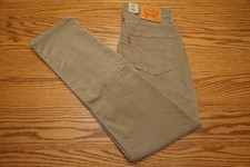NWT MEN'S LEVI CORDUROY PANTS 511 Multiple Sizes Slim Stretch Khaki $69.50