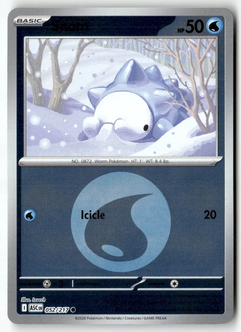 snom pokemon card value Shop [Traditional Chinese] Snom / 雪吞蟲 024/063 C M1S – TCGHOBBY