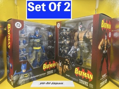 MAFEX Batman Knightfall Bane & Knight Crusader Action Figure Set