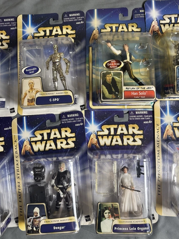 Lote de 12 figuras Hasbro Star Wars 2003 y 2002, Darth Maul Foto 3 de 4